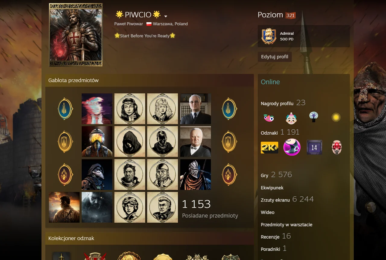 My PIWCIO Steam profile and item showcase.